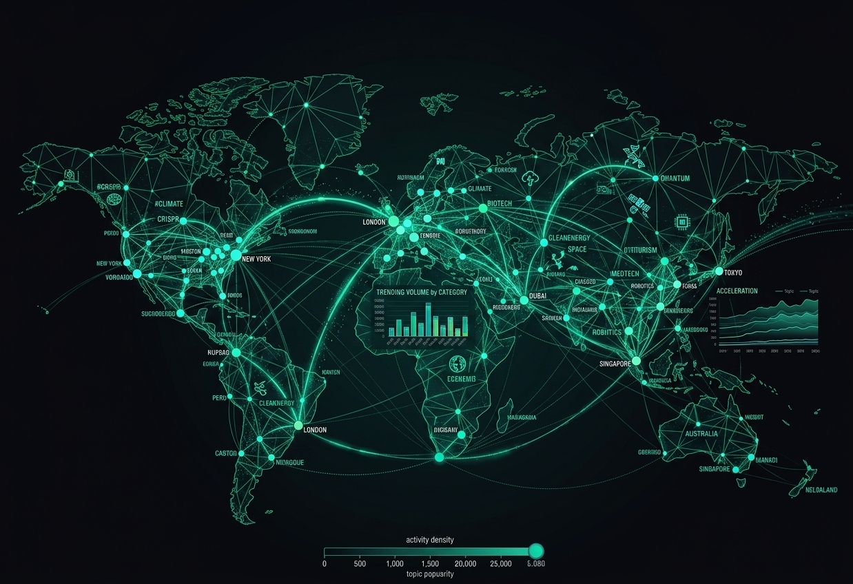 GDM Diamond Worldwide Trade & Export Network Map